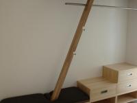 Garderobe mit Sitzgelegenheit